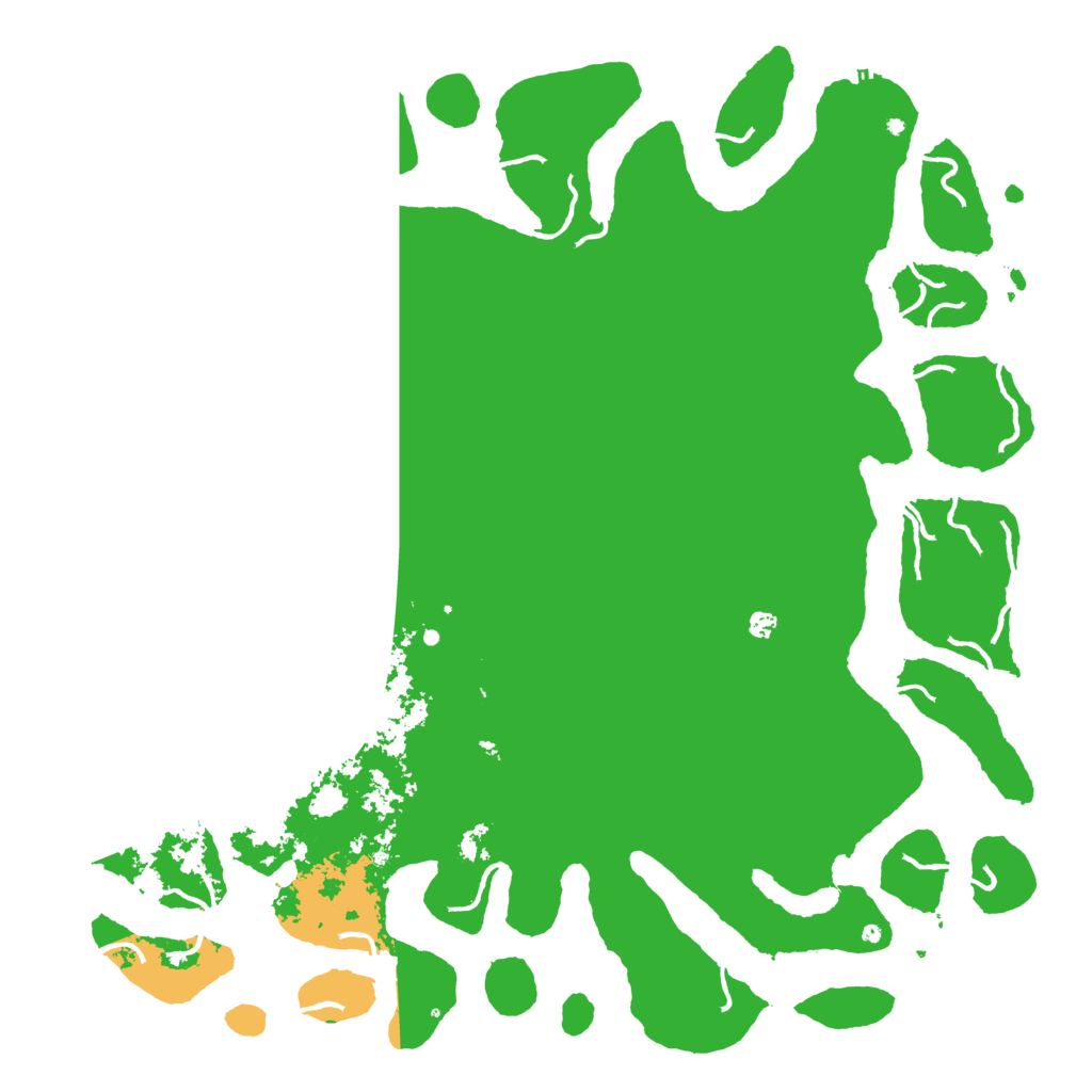 Biome Rust Map: Procedural Map, Size: 6000, Seed: 5555555