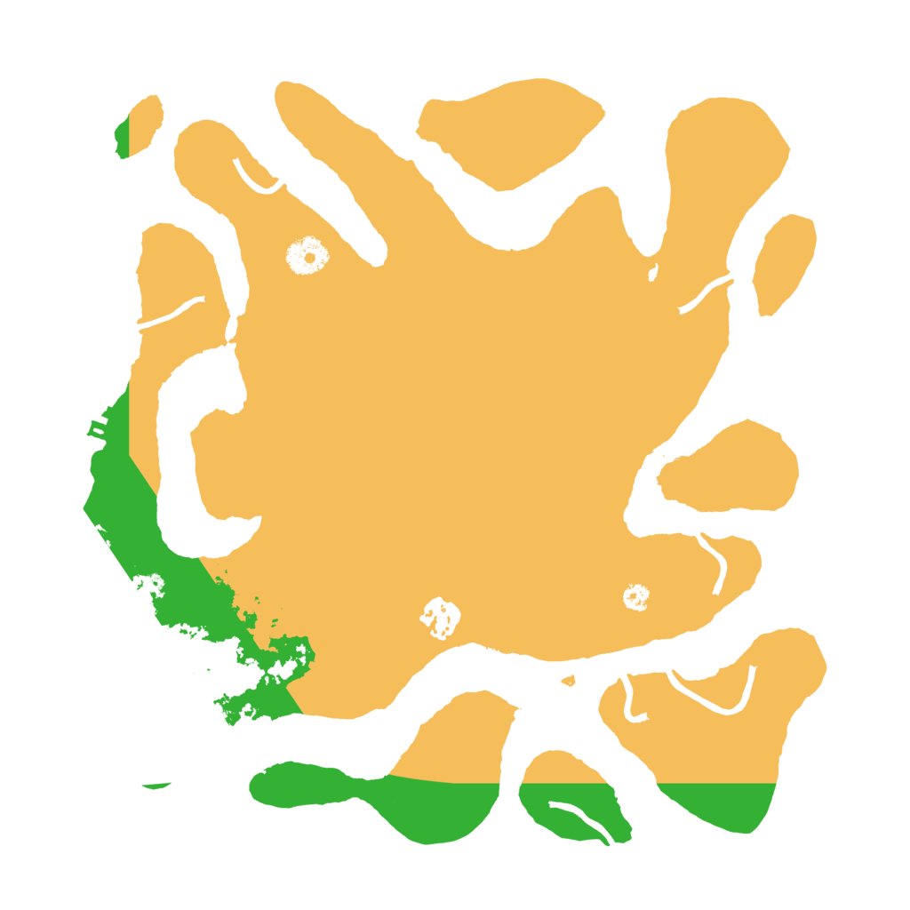 Biome Rust Map: Procedural Map, Size: 3500, Seed: 4452350