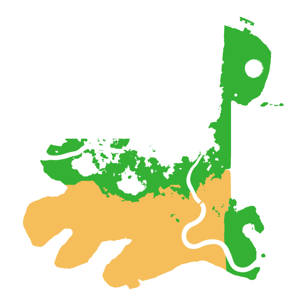 Biome Rust Map: Procedural Map, Size: 3000, Seed: 766481399