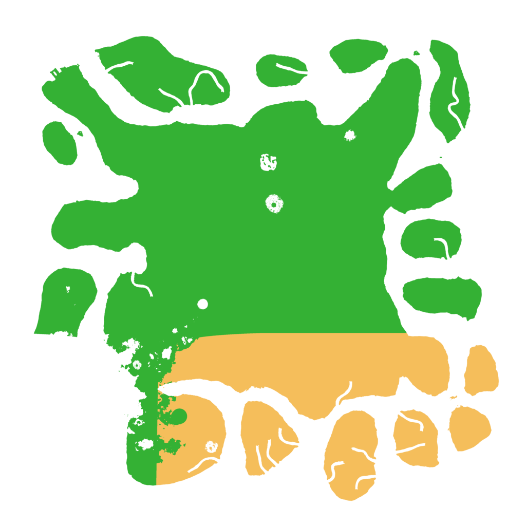 Biome Rust Map: Procedural Map, Size: 4500, Seed: 4896248