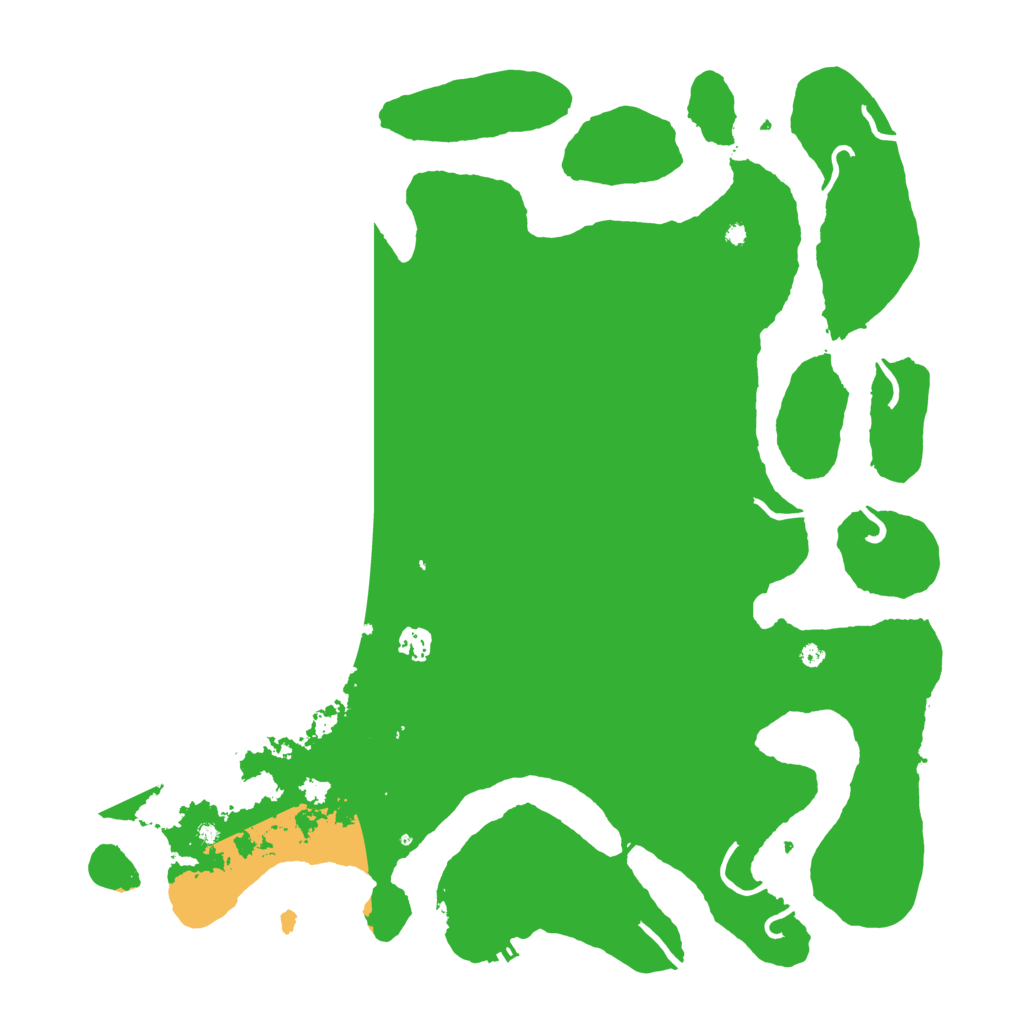 Biome Rust Map: Procedural Map, Size: 4500, Seed: 3496833