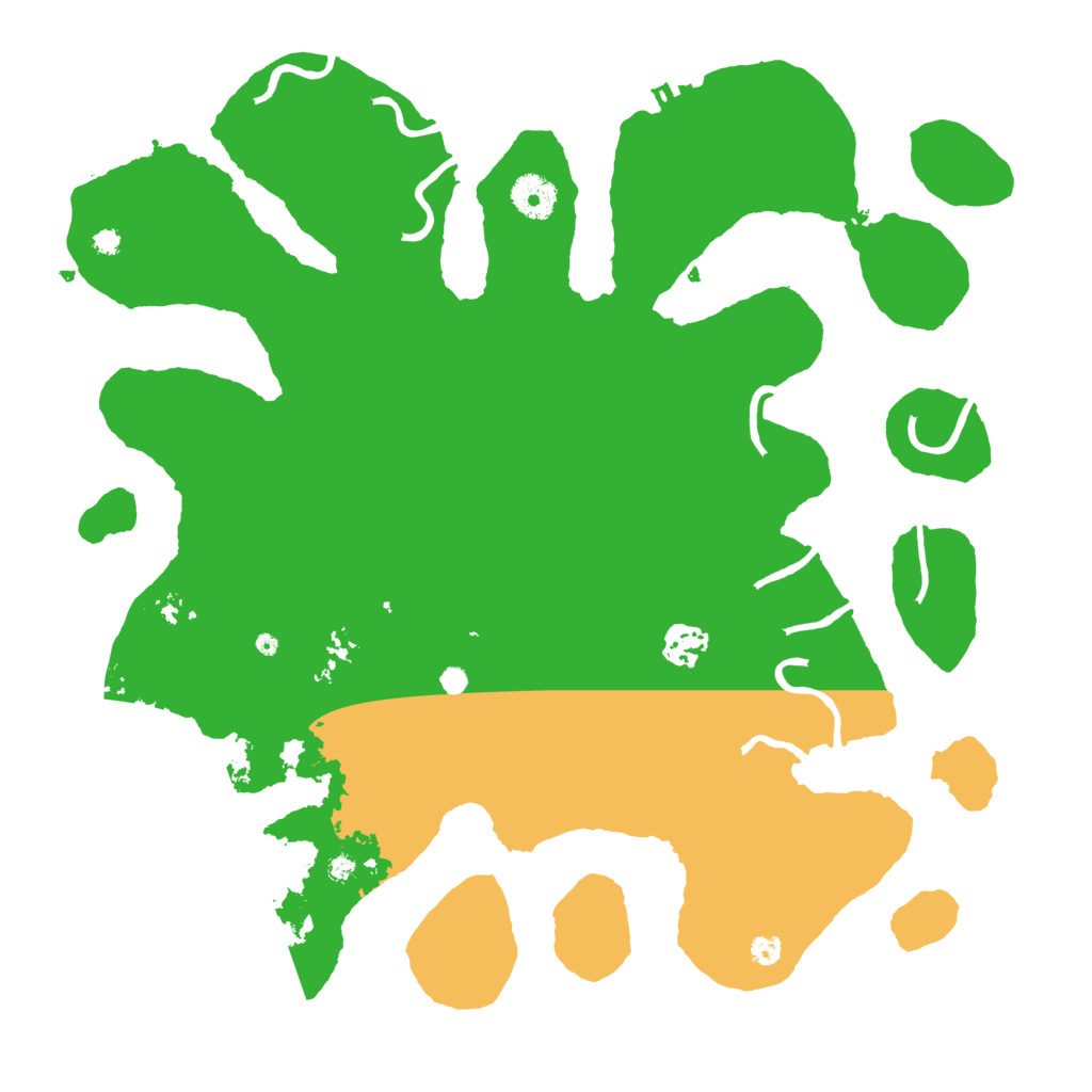 Biome Rust Map: Procedural Map, Size: 3700, Seed: 475041747