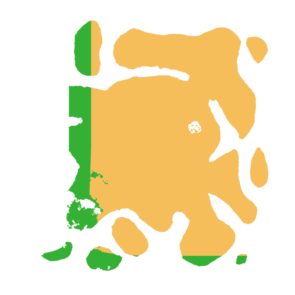 Biome Rust Map: Barren, Size: 3500, Seed: 534783833