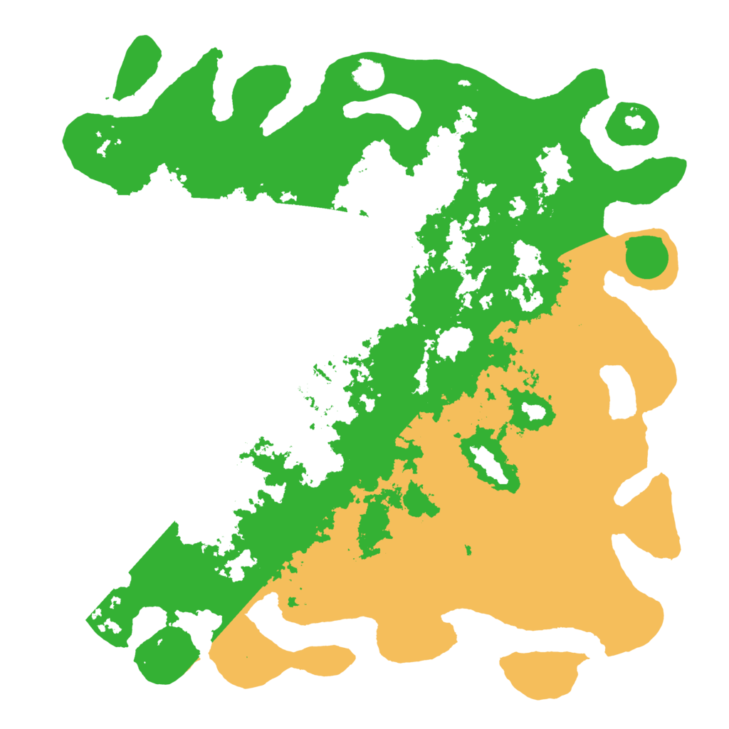 Biome Rust Map: Barren, Size: 4500, Seed: 1234567