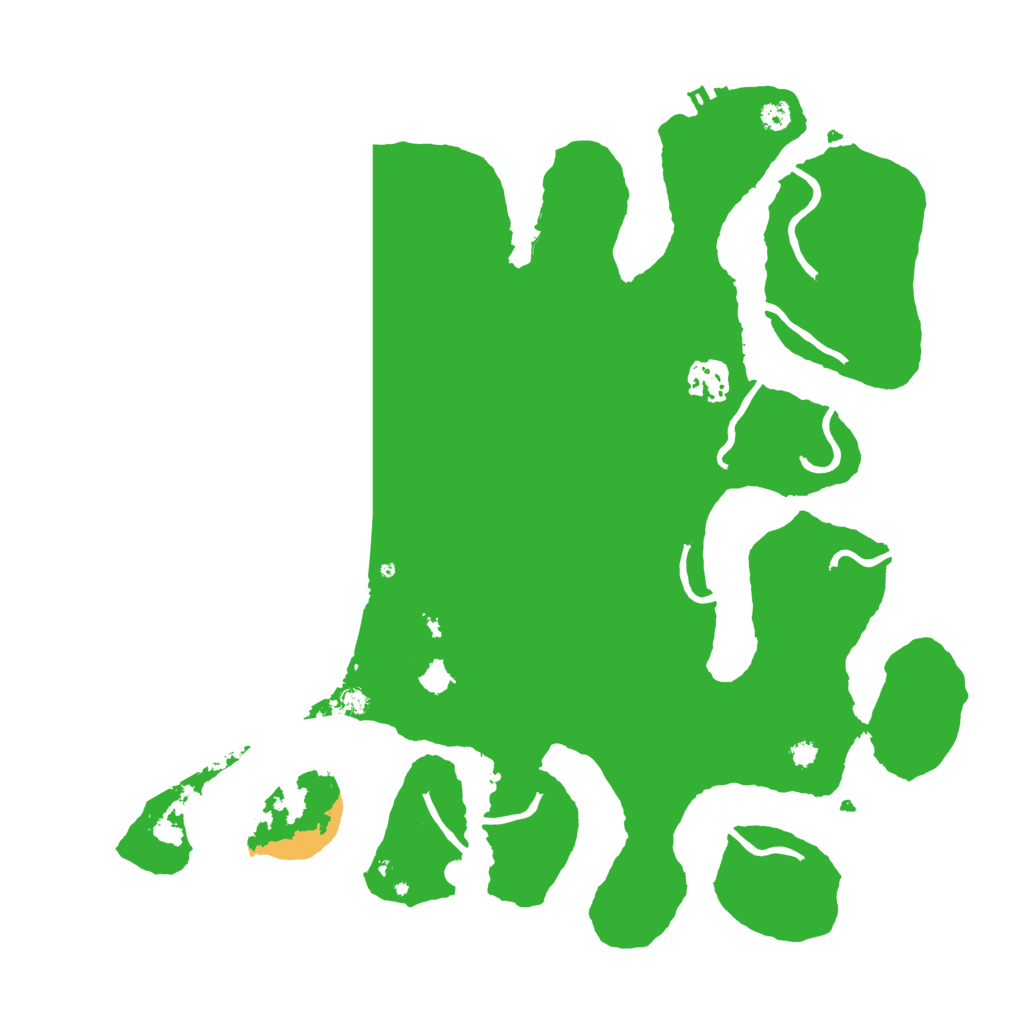 Biome Rust Map: Procedural Map, Size: 3500, Seed: 1970886189