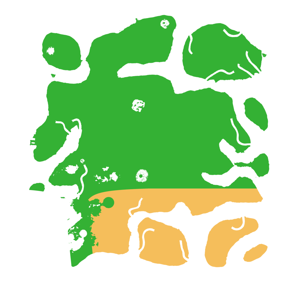 Biome Rust Map: Procedural Map, Size: 3550, Seed: 333299