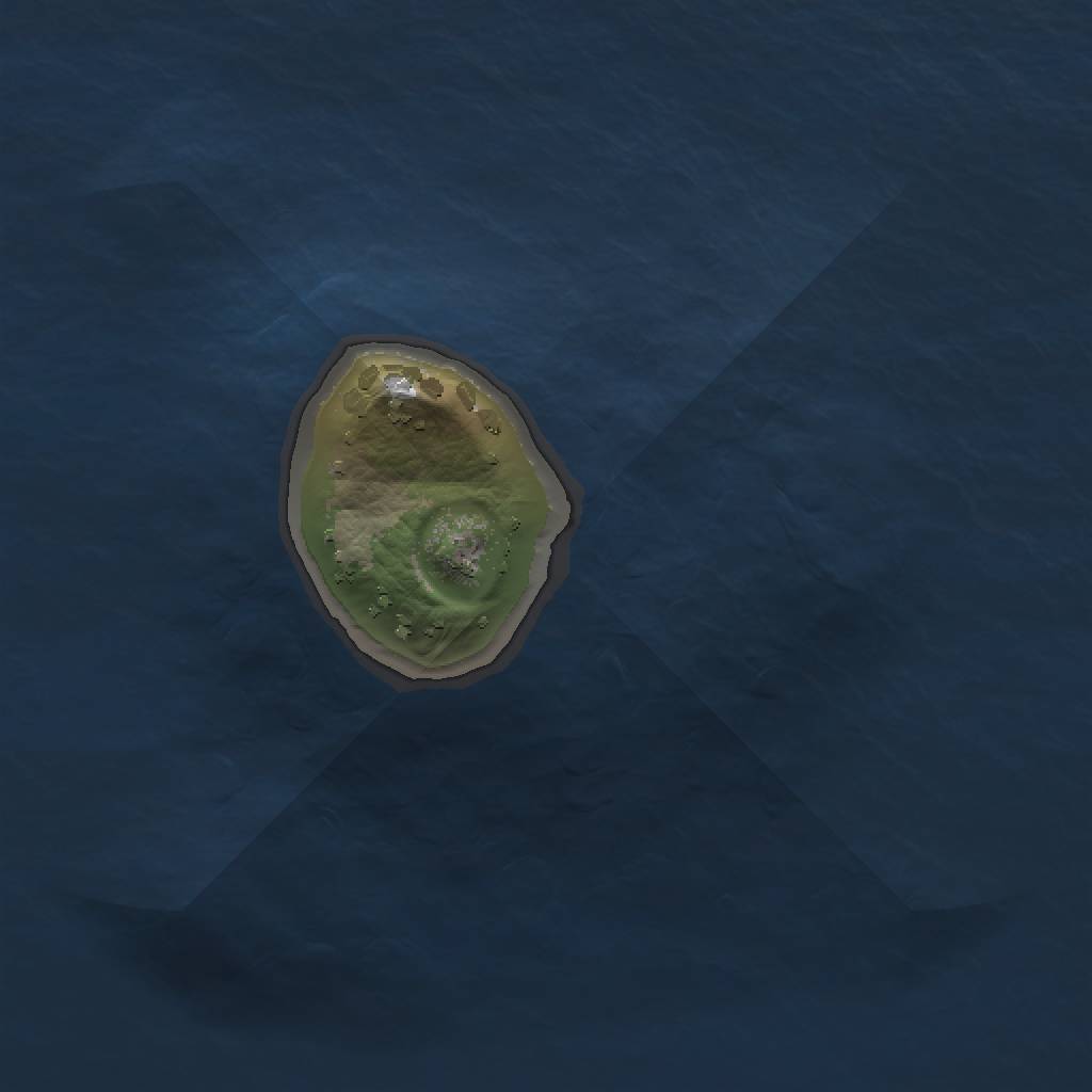 Rust Map: Procedural Map, Size: 1000, Seed: 121092898, 3 Monuments