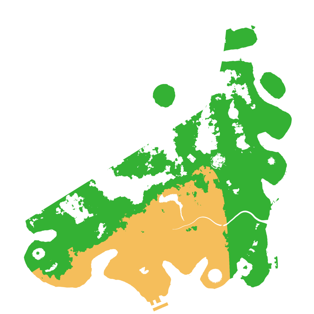 Biome Rust Map: Procedural Map, Size: 4000, Seed: 205322