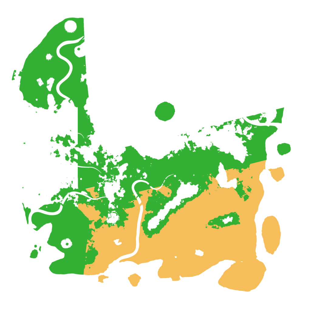 Biome Rust Map: Procedural Map, Size: 4500, Seed: 1400587