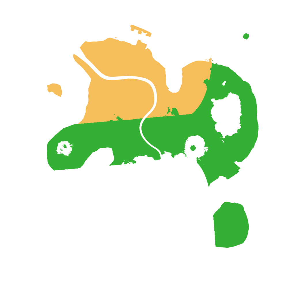 Biome Rust Map: Procedural Map, Size: 2000, Seed: 85584624