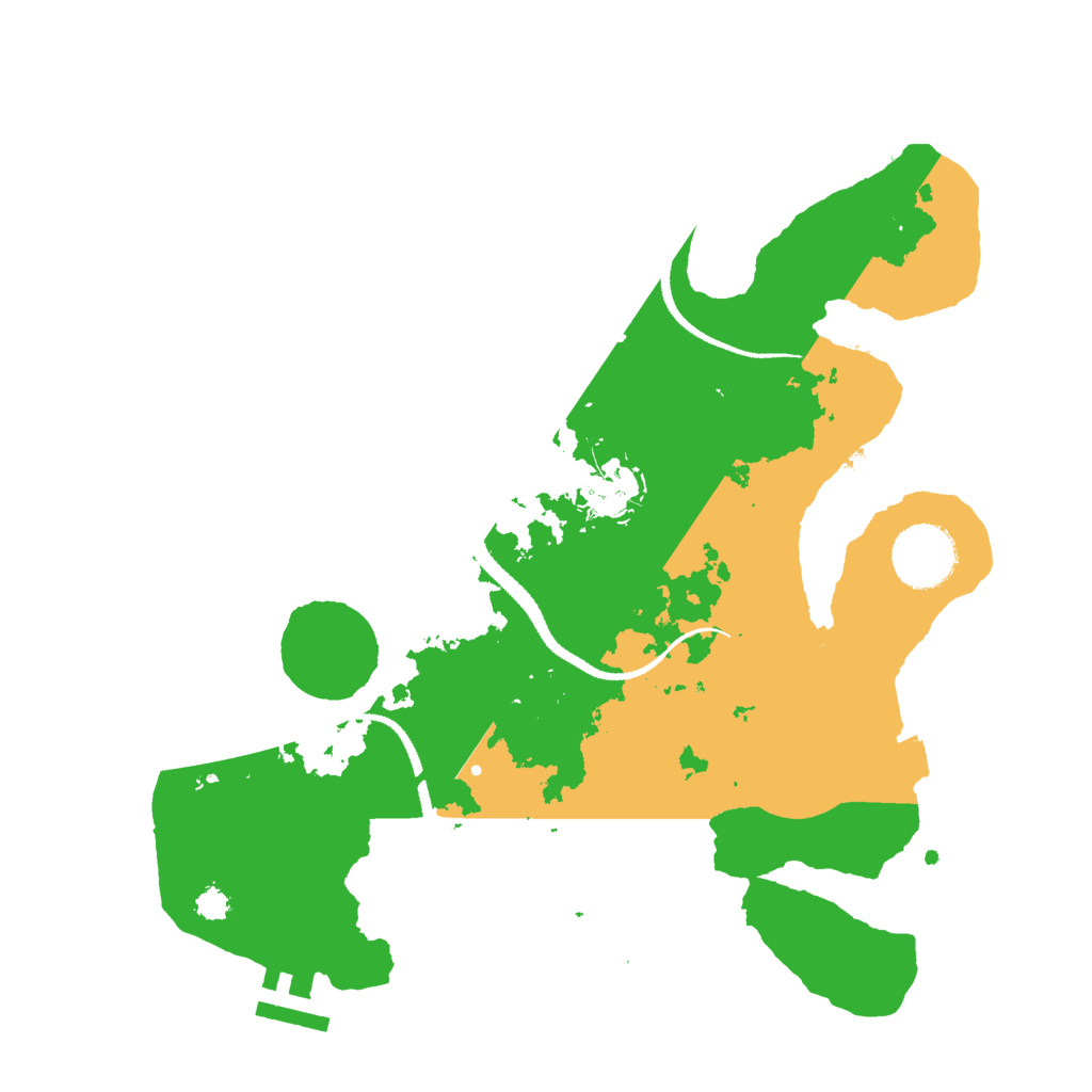Biome Rust Map: Procedural Map, Size: 3000, Seed: 2005881761