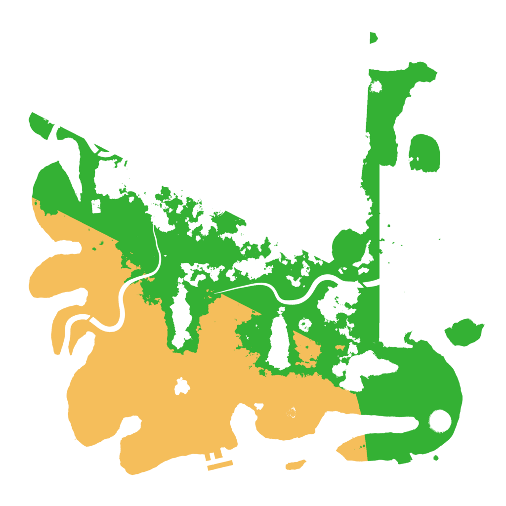 Biome Rust Map: Procedural Map, Size: 4000, Seed: 45221