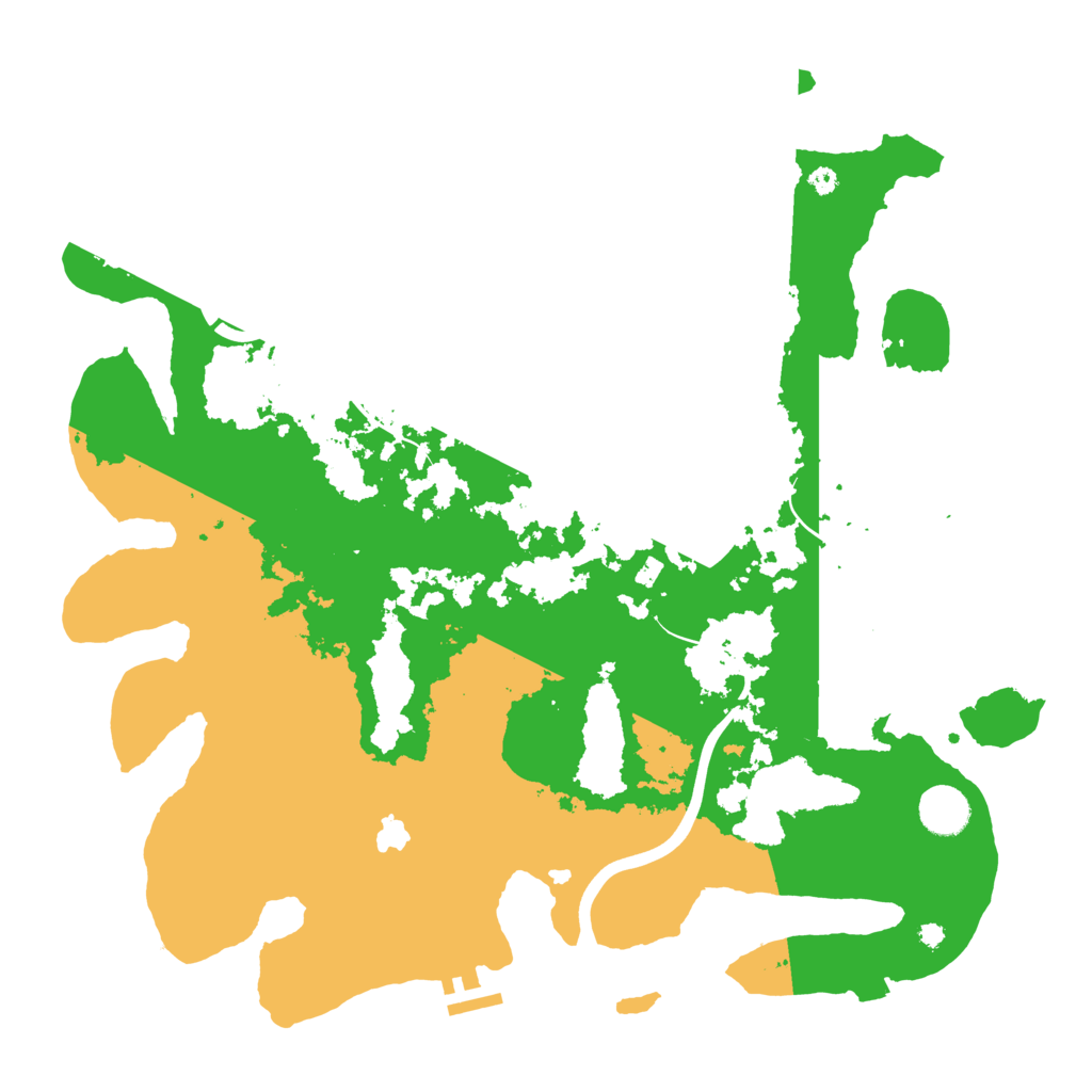 Biome Rust Map: Procedural Map, Size: 4000, Seed: 45221