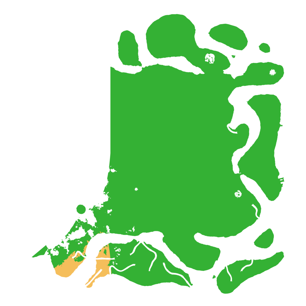 Biome Rust Map: Procedural Map, Size: 4500, Seed: 6025171