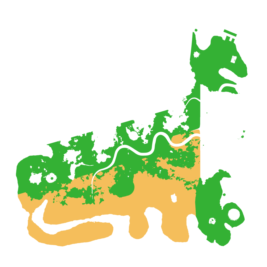 Biome Rust Map: Procedural Map, Size: 4000, Seed: 48