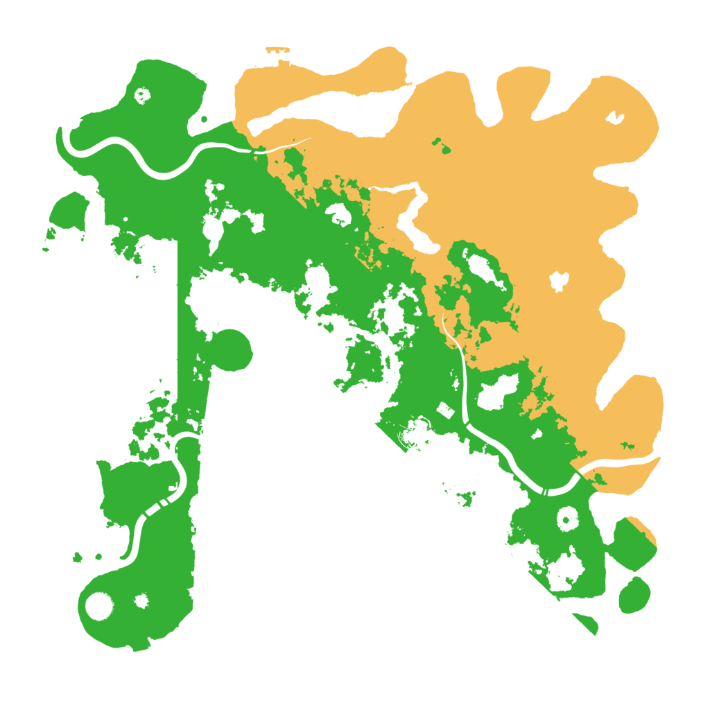 Biome Rust Map: Procedural Map, Size: 4500, Seed: 98968