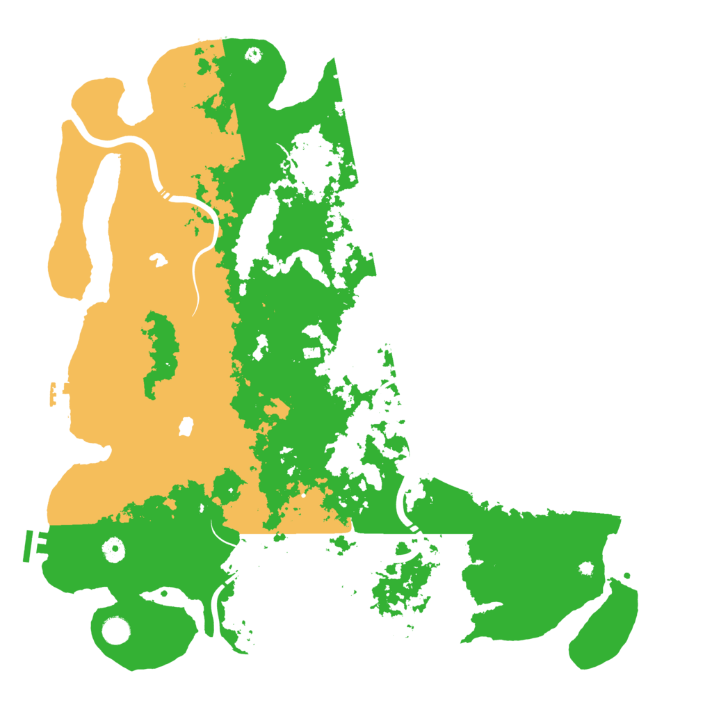 Biome Rust Map: Procedural Map, Size: 4500, Seed: 4309683
