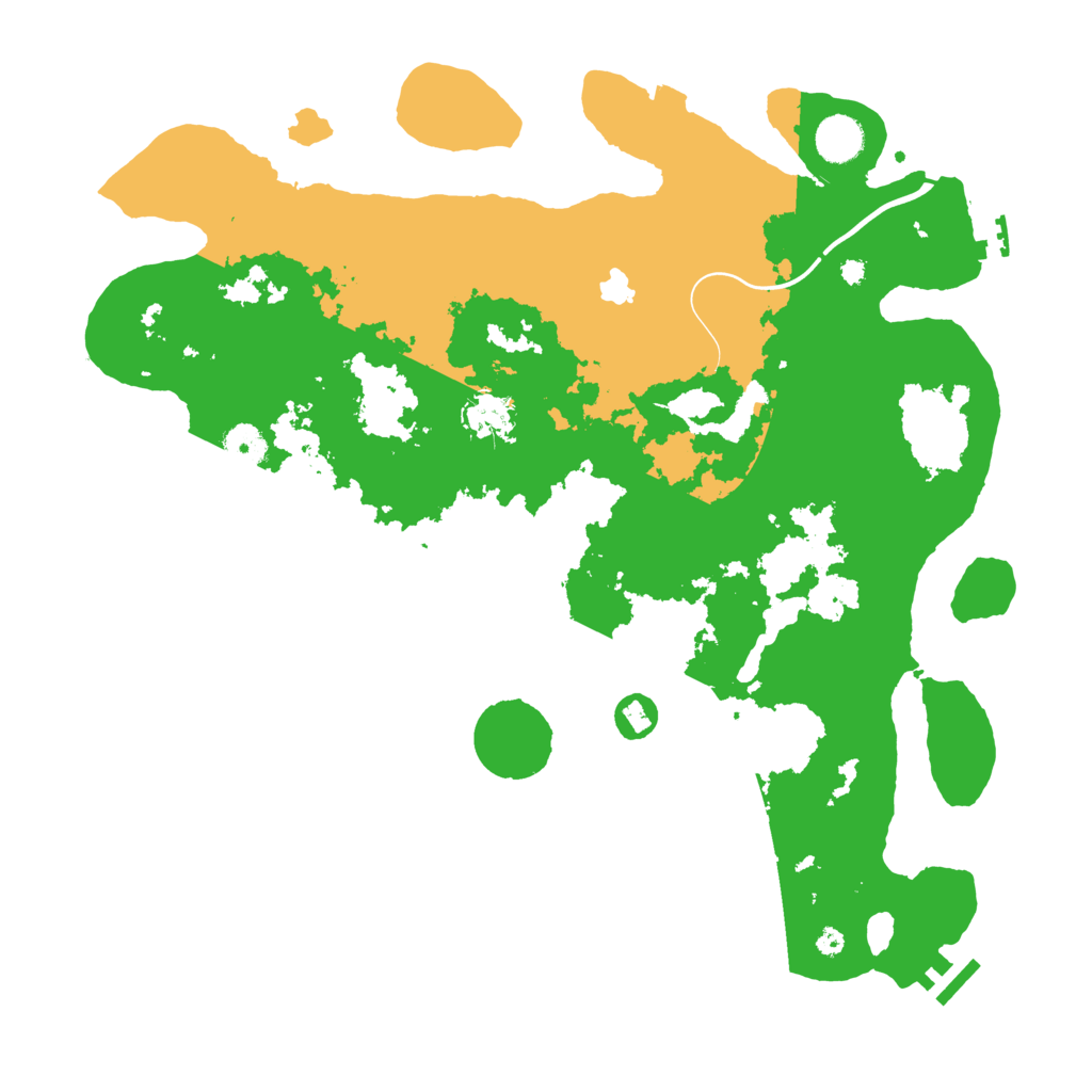 Biome Rust Map: Procedural Map, Size: 4000, Seed: 138984