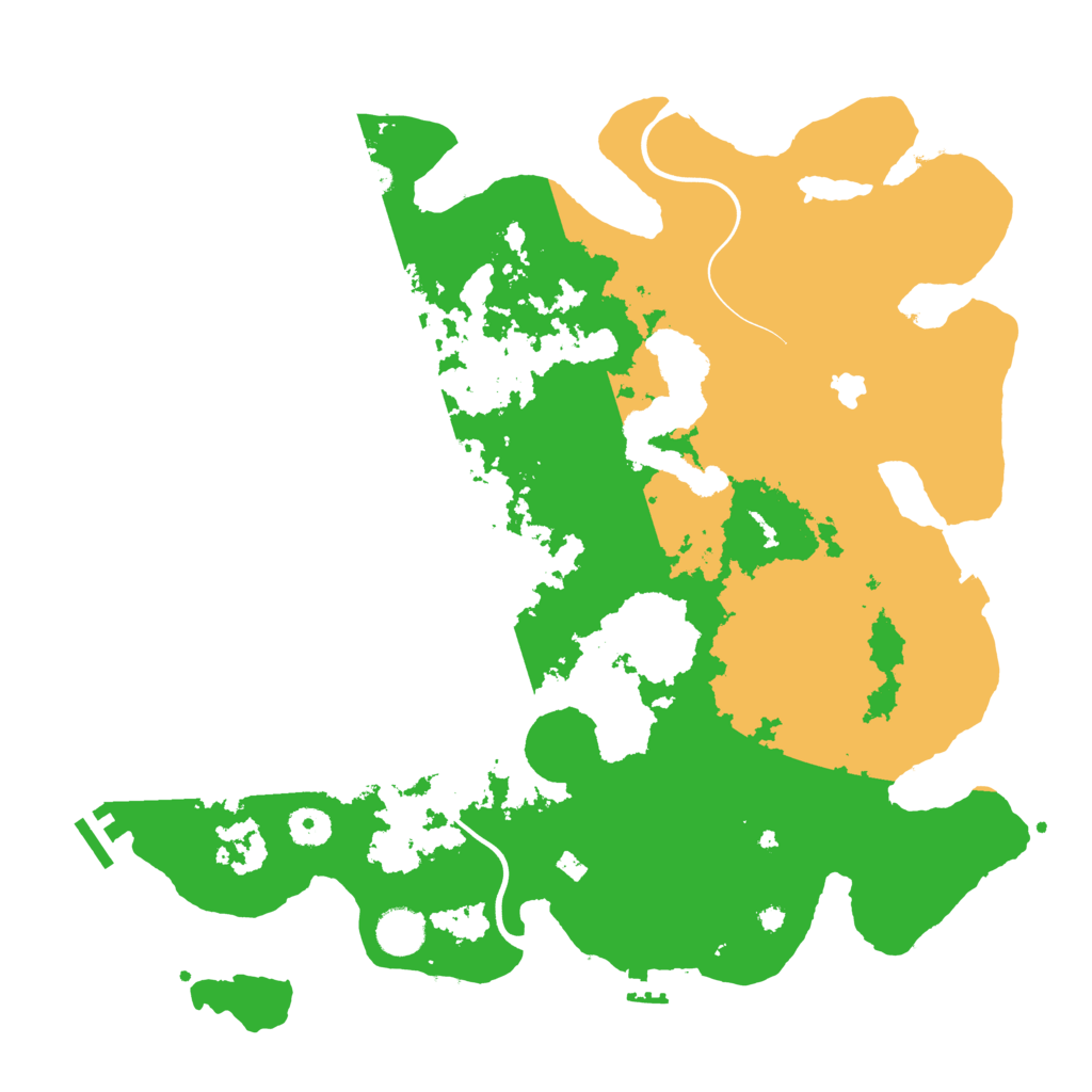 Biome Rust Map: Procedural Map, Size: 4000, Seed: 564846