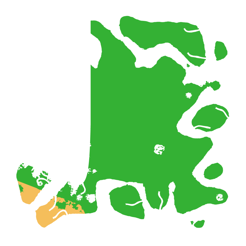 Biome Rust Map: Procedural Map, Size: 3550, Seed: 998139