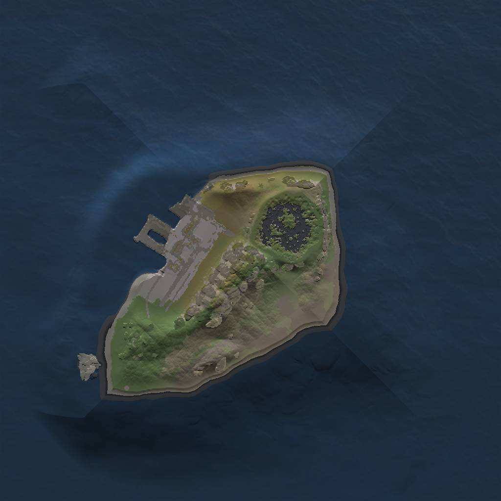 Rust Map: Procedural Map, Size: 1000, Seed: 1995845847, 4 Monuments