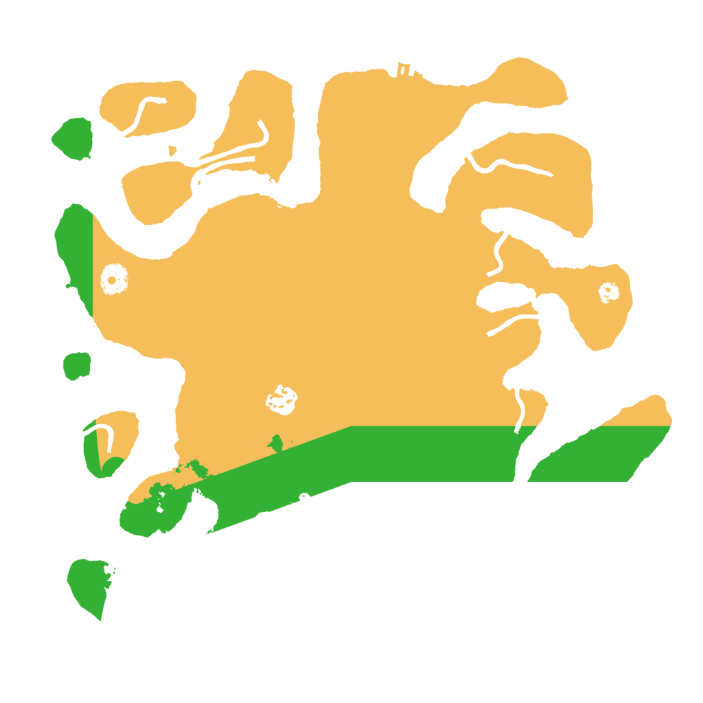 Biome Rust Map: Procedural Map, Size: 3550, Seed: 76176