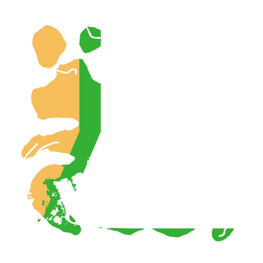 Biome Rust Map: Procedural Map, Size: 3500, Seed: 2001