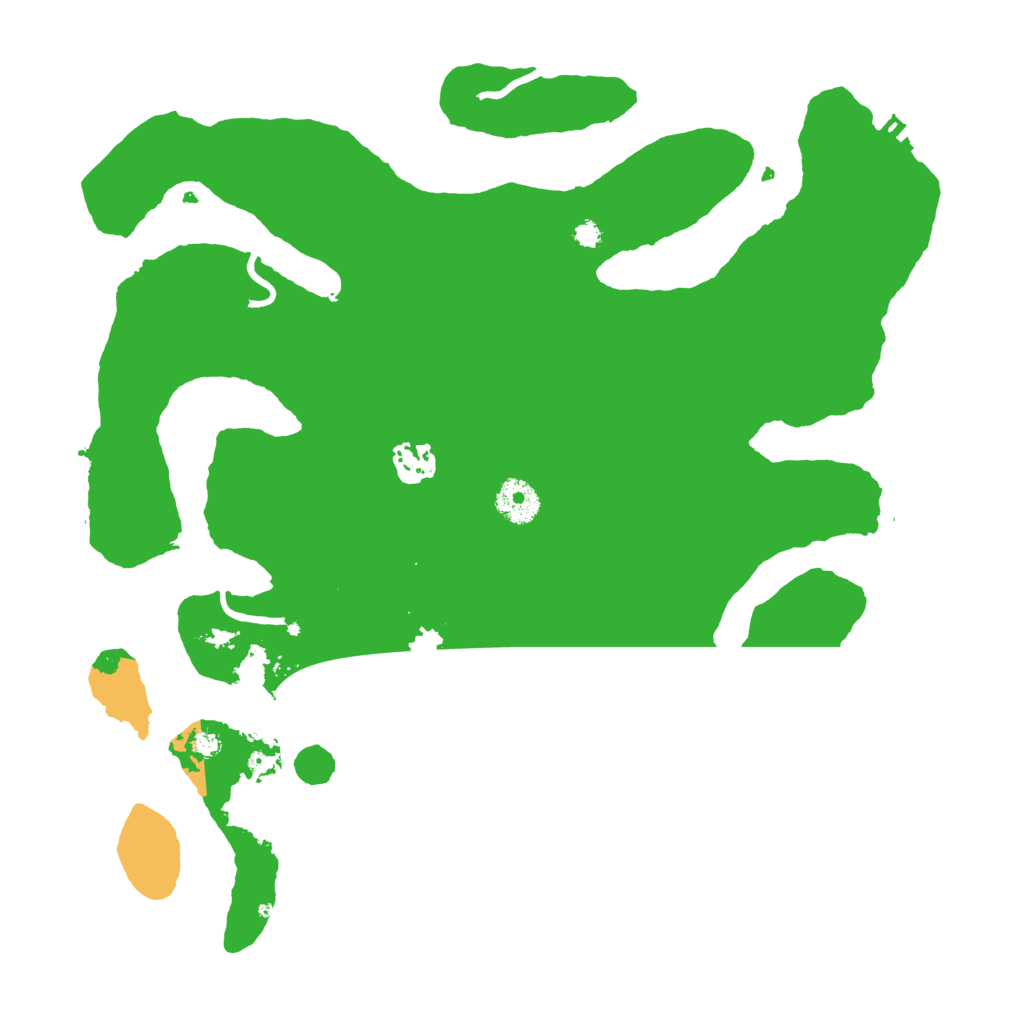 Biome Rust Map: Procedural Map, Size: 3550, Seed: 134923