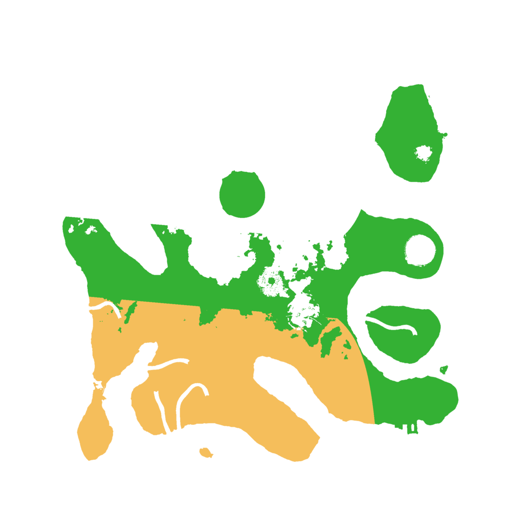 Biome Rust Map: Procedural Map, Size: 3000, Seed: 450912907