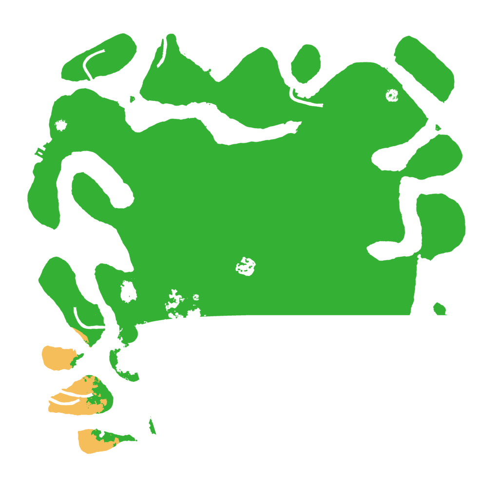 Biome Rust Map: Procedural Map, Size: 4000, Seed: 166305