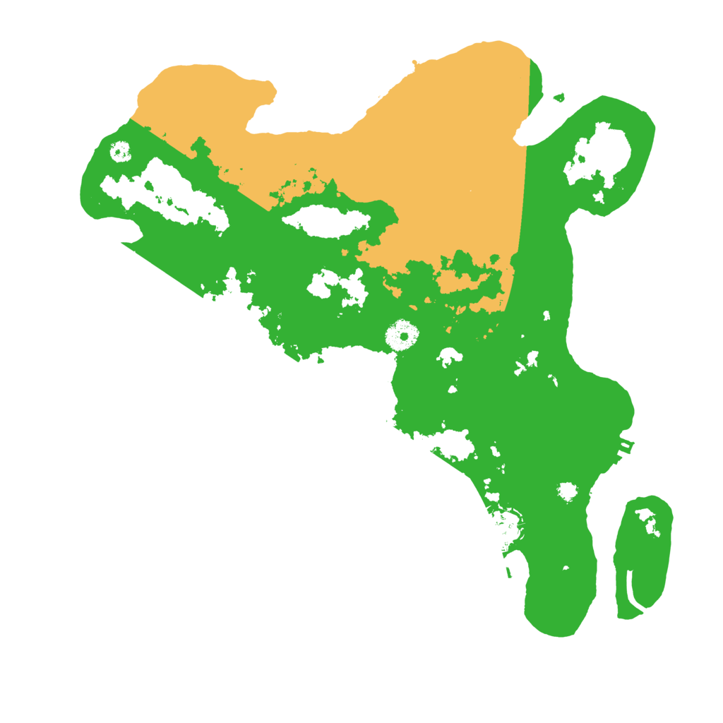 Biome Rust Map: Procedural Map, Size: 3500, Seed: 1446098349