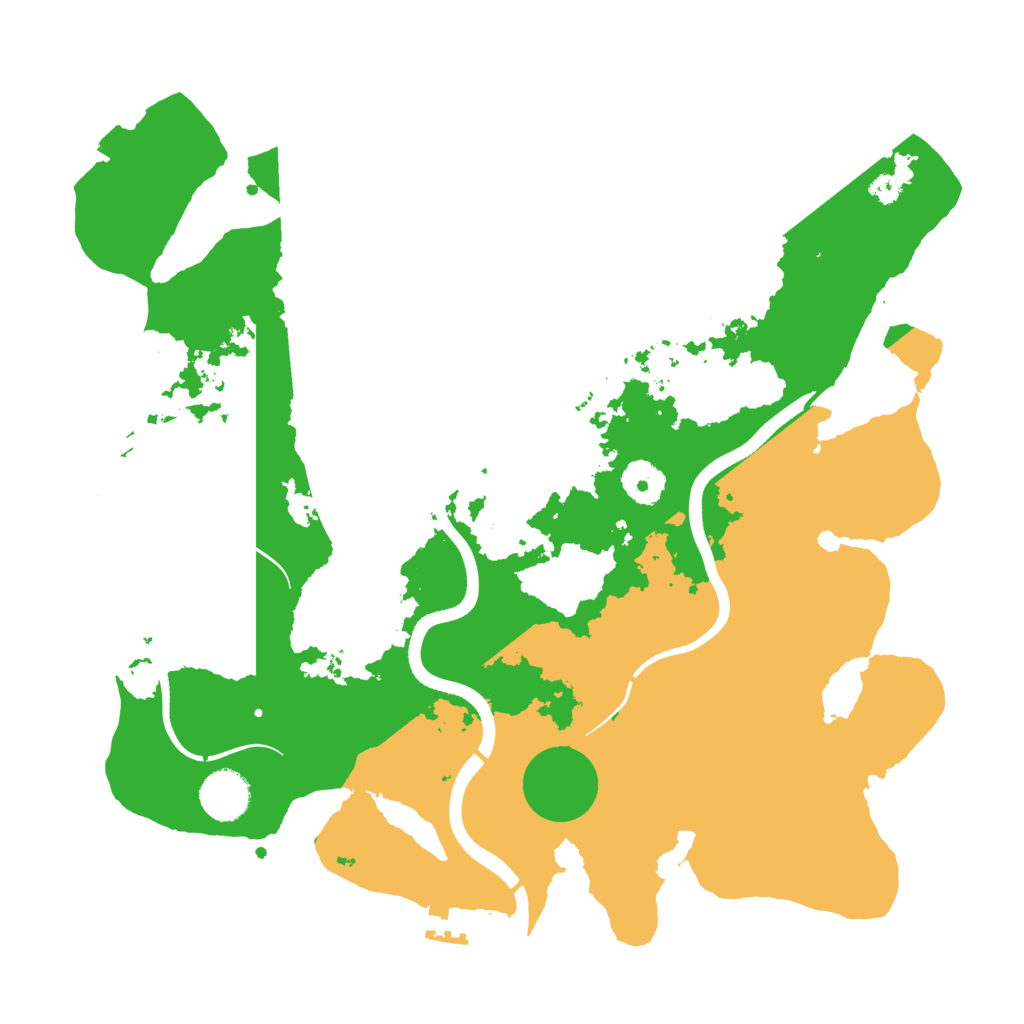 Biome Rust Map: Procedural Map, Size: 3600, Seed: 920346833