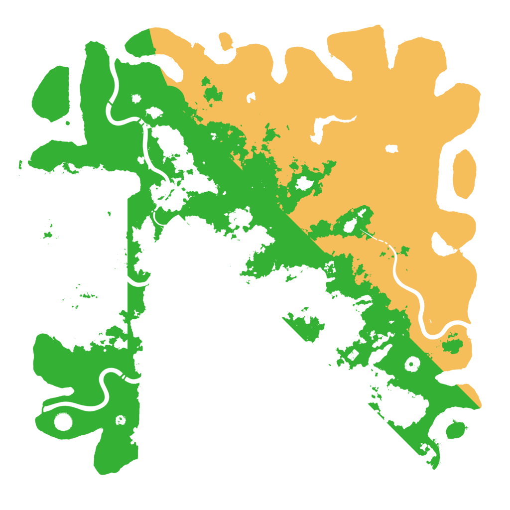 Biome Rust Map: Procedural Map, Size: 5000, Seed: 53950