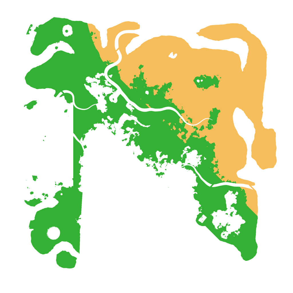 Biome Rust Map: Procedural Map, Size: 4000, Seed: 573814