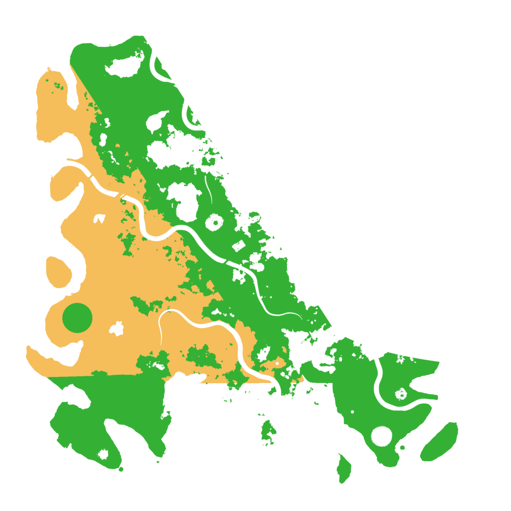 Biome Rust Map: Procedural Map, Size: 4500, Seed: 6119131