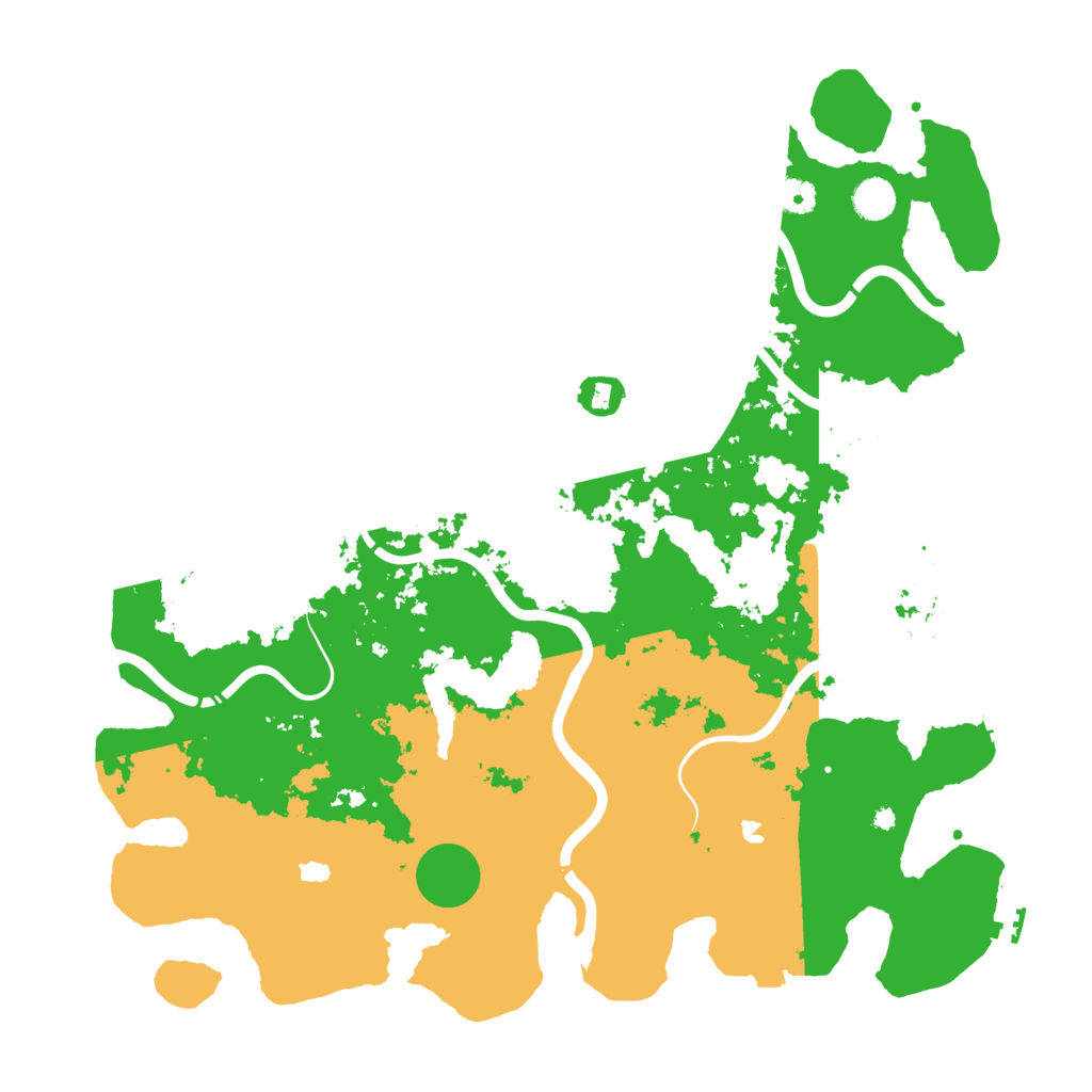 Biome Rust Map: Procedural Map, Size: 4500, Seed: 792728