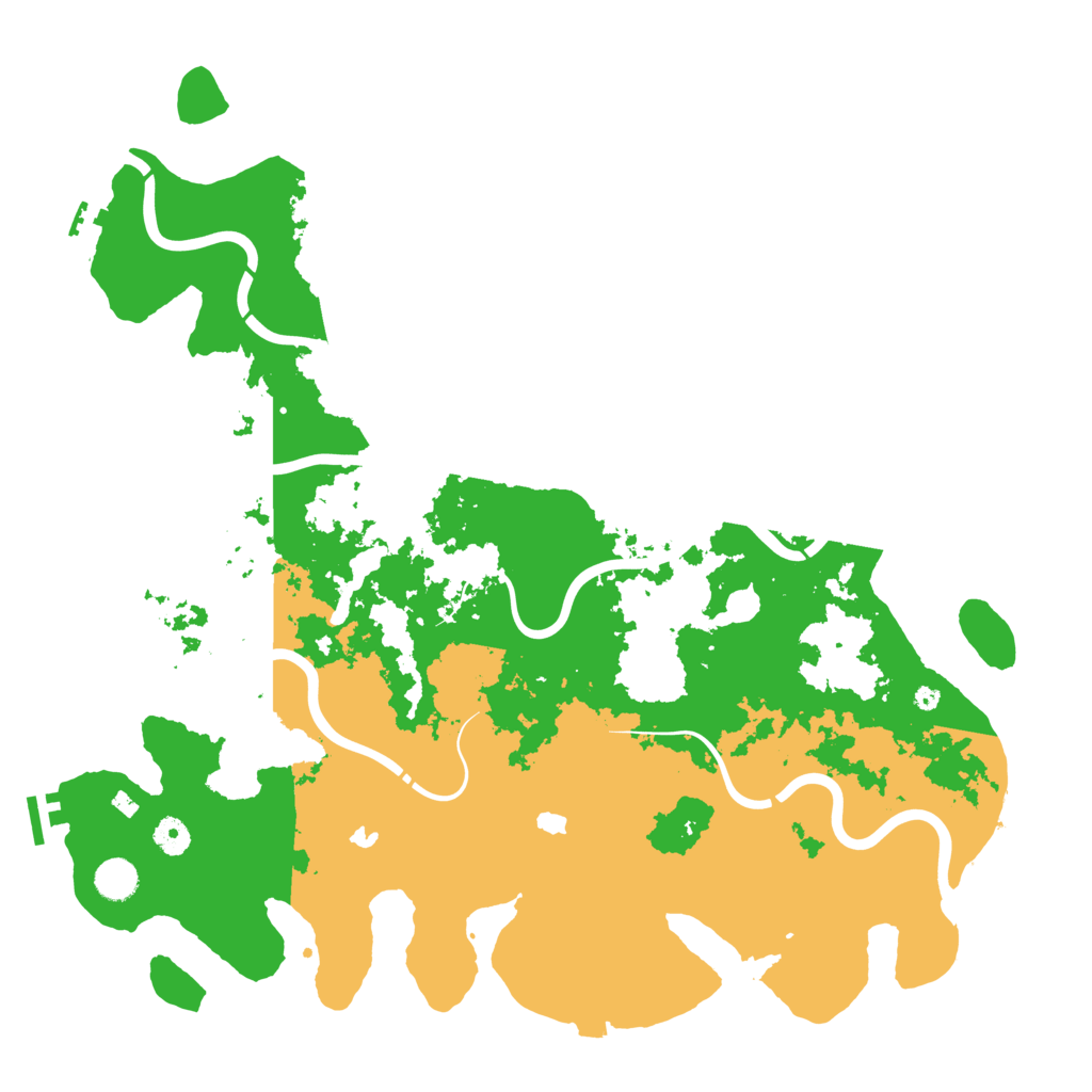 Biome Rust Map: Procedural Map, Size: 4500, Seed: 50117