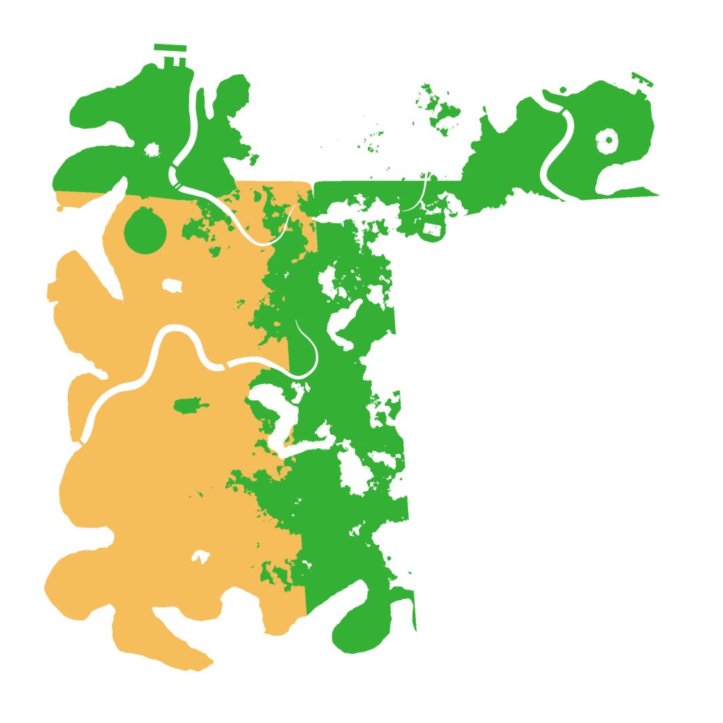 Biome Rust Map: Procedural Map, Size: 4500, Seed: 768022