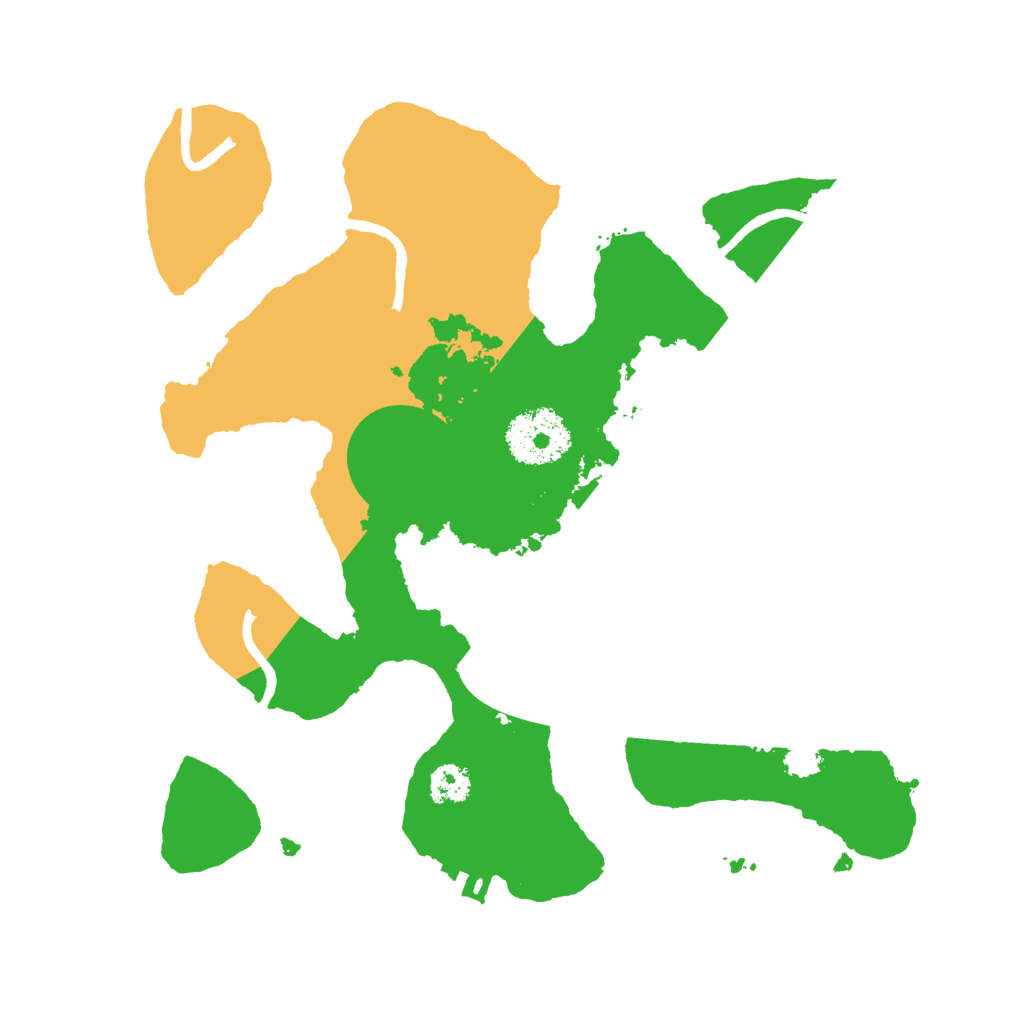 Biome Rust Map: Procedural Map, Size: 2600, Seed: 59