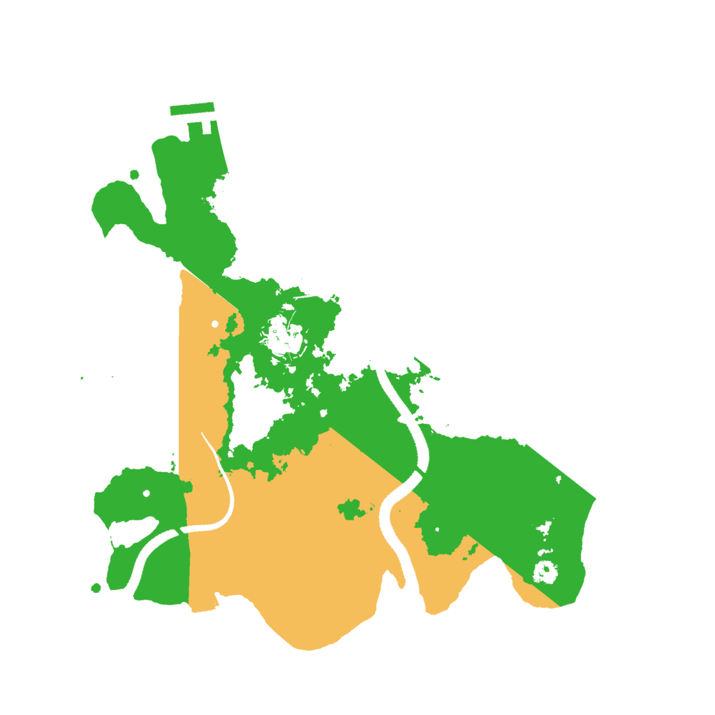 Biome Rust Map: Procedural Map, Size: 3000, Seed: 218300693