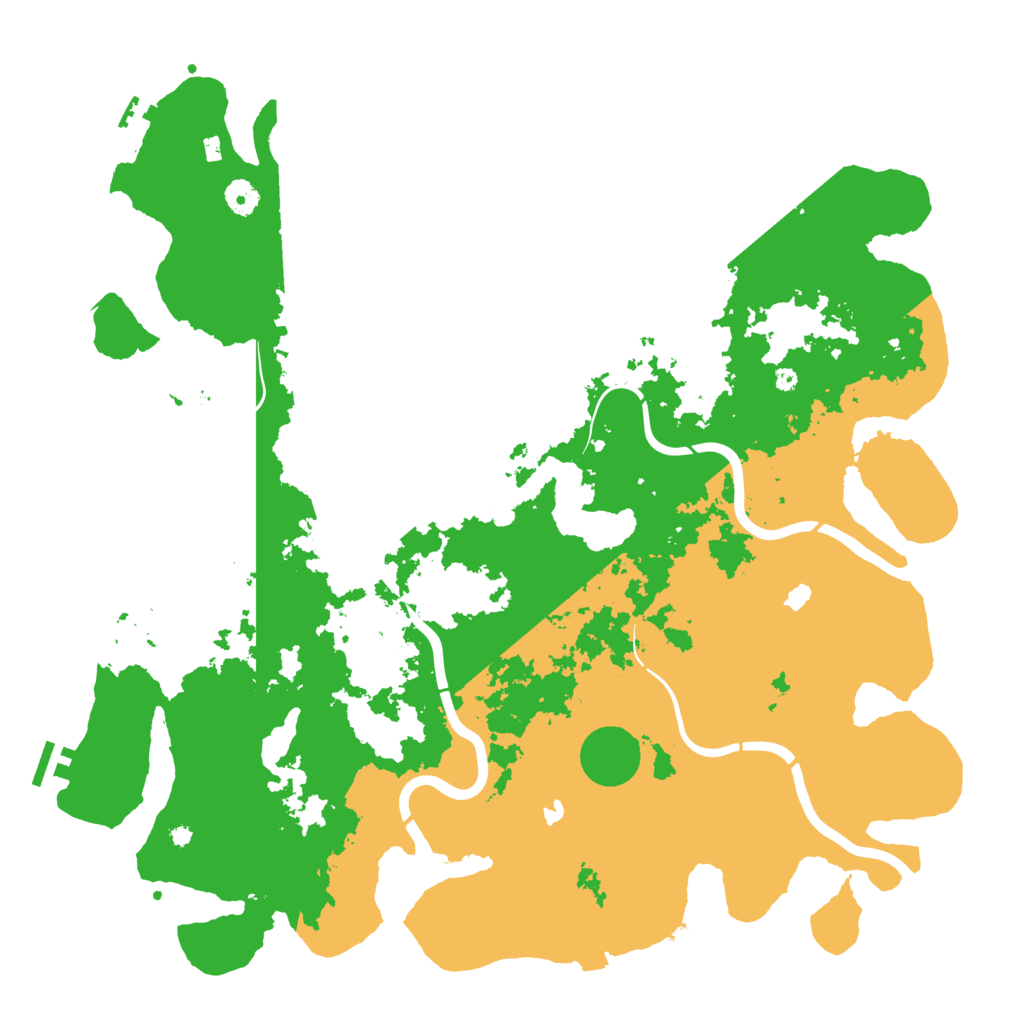 Biome Rust Map: Procedural Map, Size: 4500, Seed: 2539236