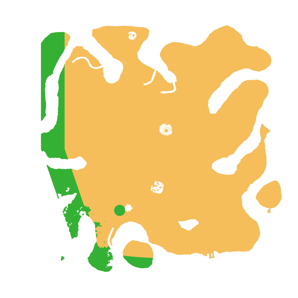 Biome Rust Map: Procedural Map, Size: 3550, Seed: 448798