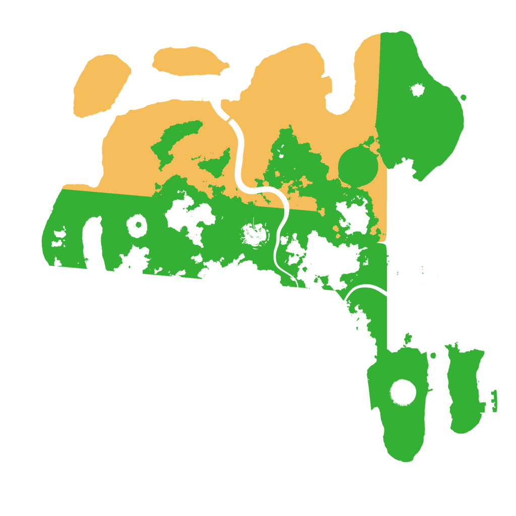 Biome Rust Map: Procedural Map, Size: 3550, Seed: 220507