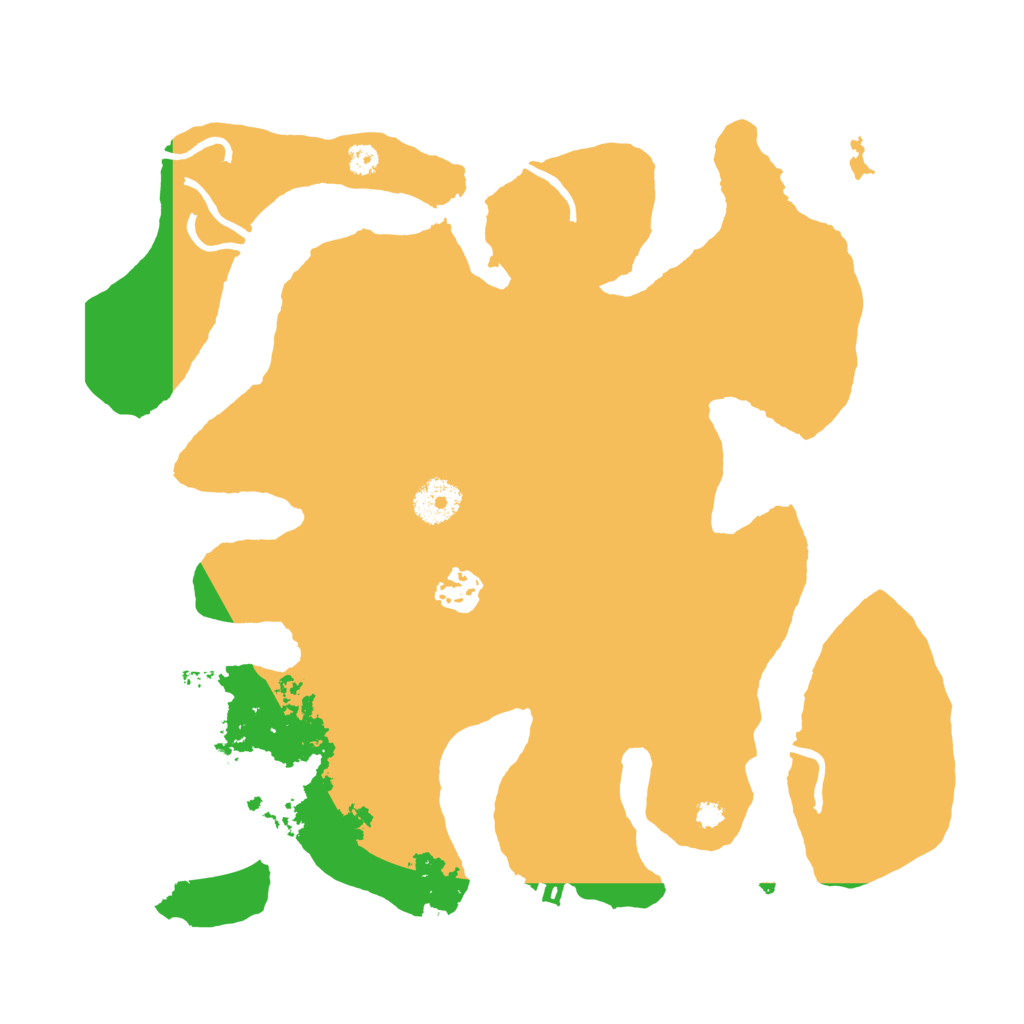 Biome Rust Map: Procedural Map, Size: 3400, Seed: 50001
