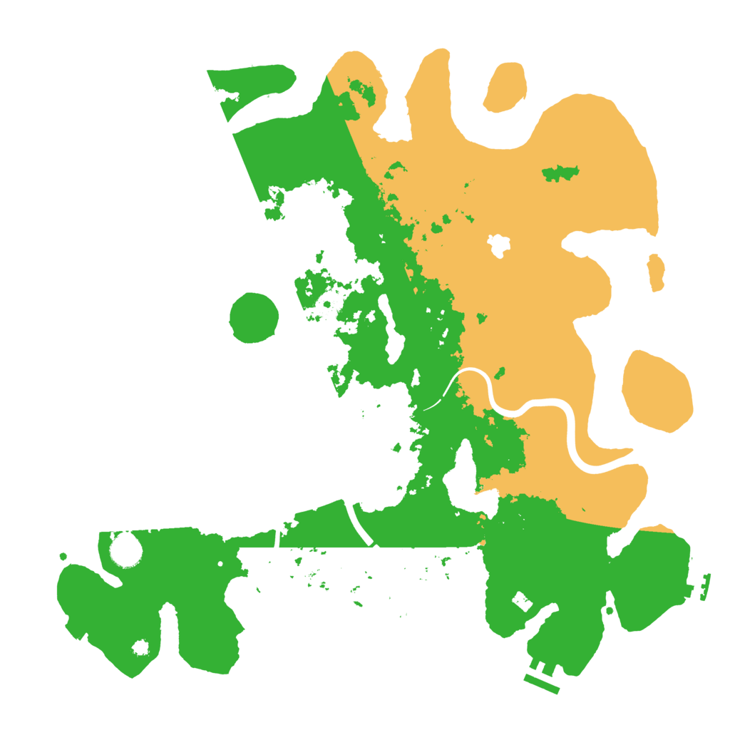 Biome Rust Map: Procedural Map, Size: 4000, Seed: 389796