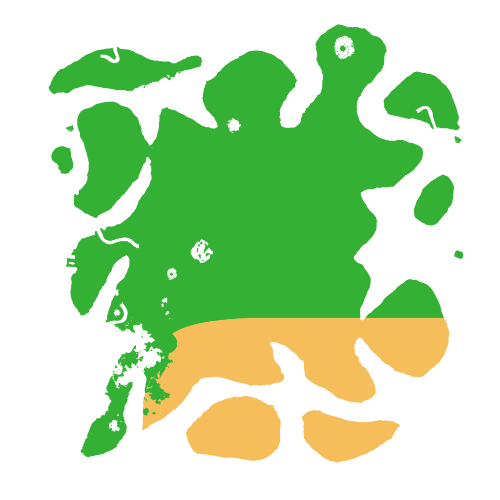 Biome Rust Map: Procedural Map, Size: 3550, Seed: 918209