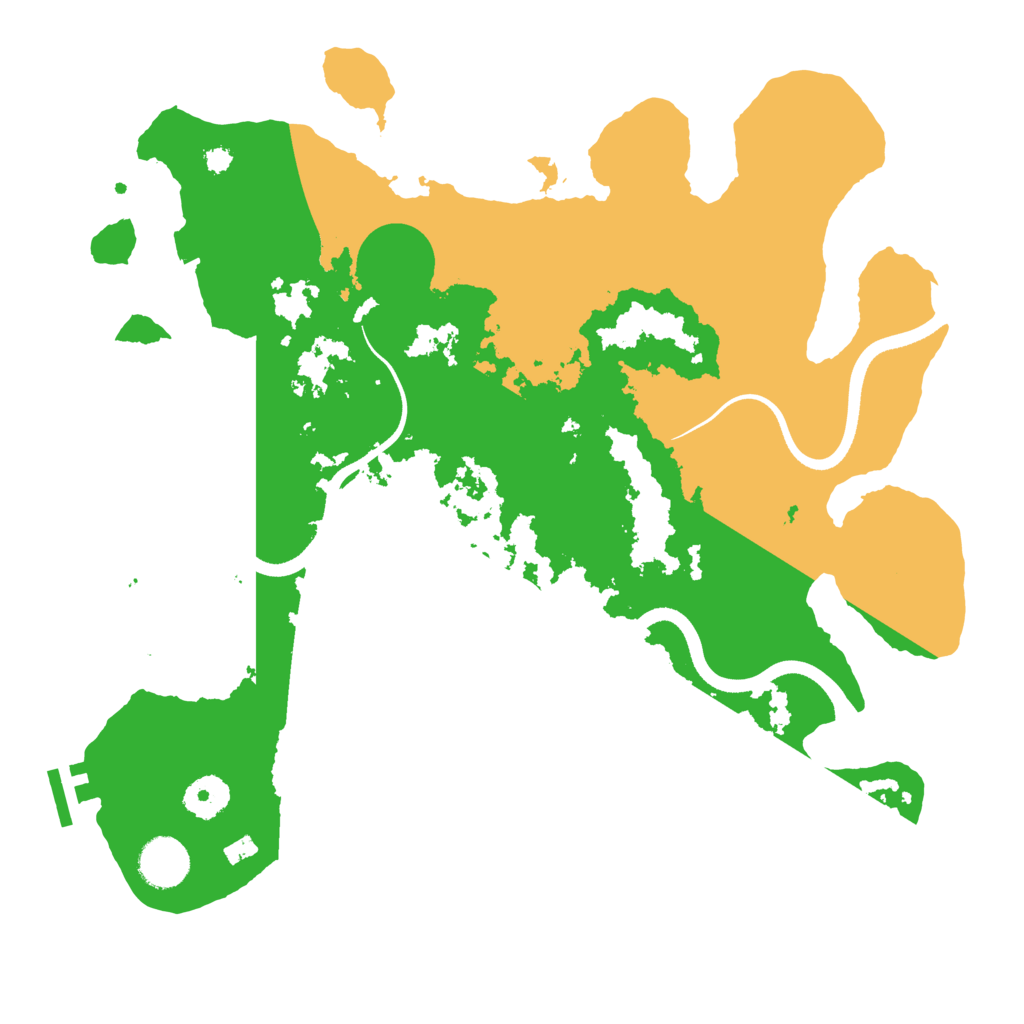 Biome Rust Map: Procedural Map, Size: 3550, Seed: 924226