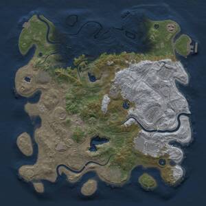 Thumbnail Rust Map: Procedural Map, Size: 4250, Seed: 69696969, 16 Monuments