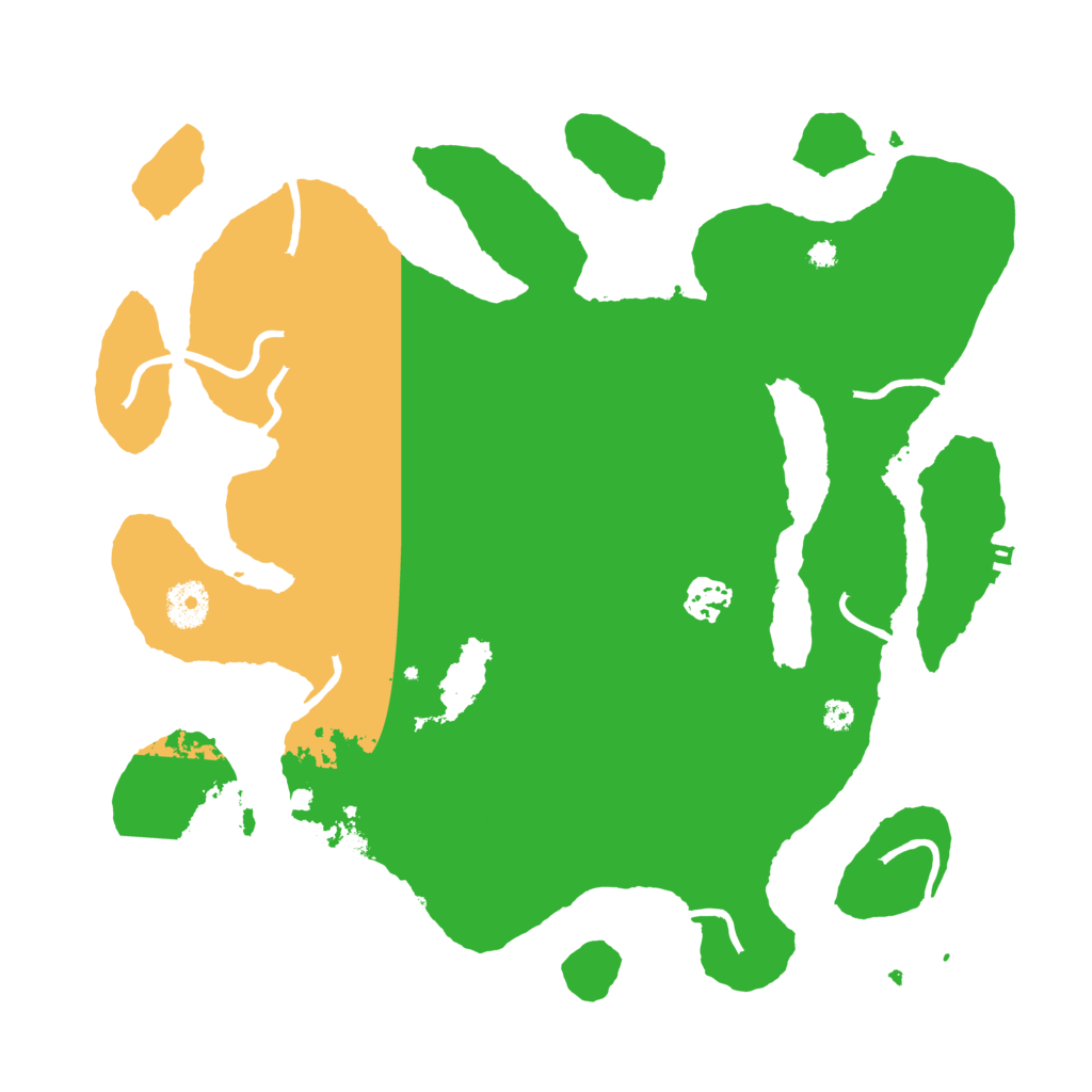 Biome Rust Map: Procedural Map, Size: 3600, Seed: 1405428869