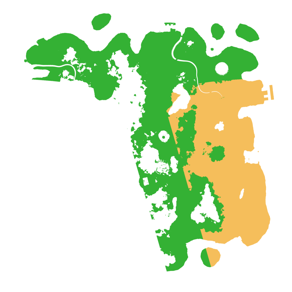 Biome Rust Map: Procedural Map, Size: 4000, Seed: 739414